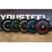 Диск каучуковый для штанги YouSteel тренировочный черный 10кг 75_75