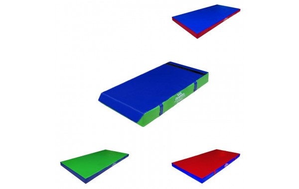 Мат гимнастический 100х50х10см винилискожа-велькро (холлослеп/холлофайбер) Dinamika ZSO-001327 600_380