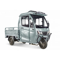 Грузовой электротрицикл RuTrike КАРГО Кабина 1500 60V1000W 022468-2735 серый