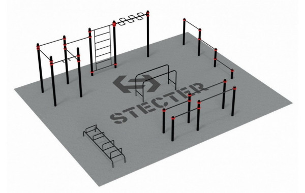 Проект Stecter Дворовая площадка для Воркаут 2-4 5095 600_380