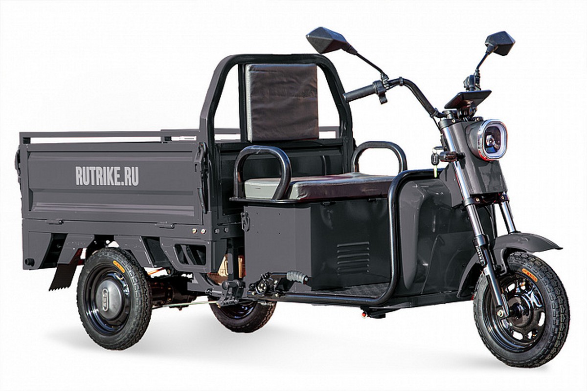 Грузовой электротрицикл RuTrike Амулет 1100 60V650W 024450-2810 черный матовый 1200_800