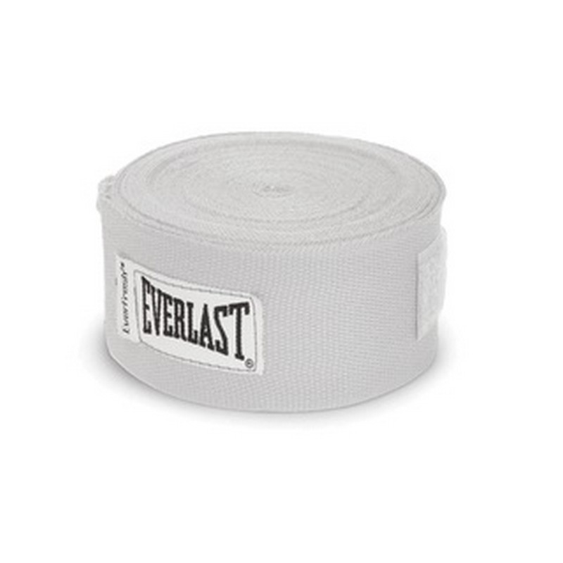 Бинты 4,55м 23 Everlast 4456NWHT белый 800_800