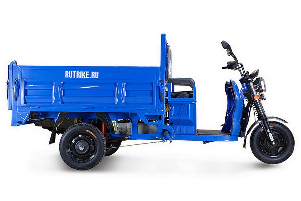 Грузовой электрический трицикл RuTrike D5 1700 гидравлика (60V1200W) 024732-2798 темно-зеленый 1200_800