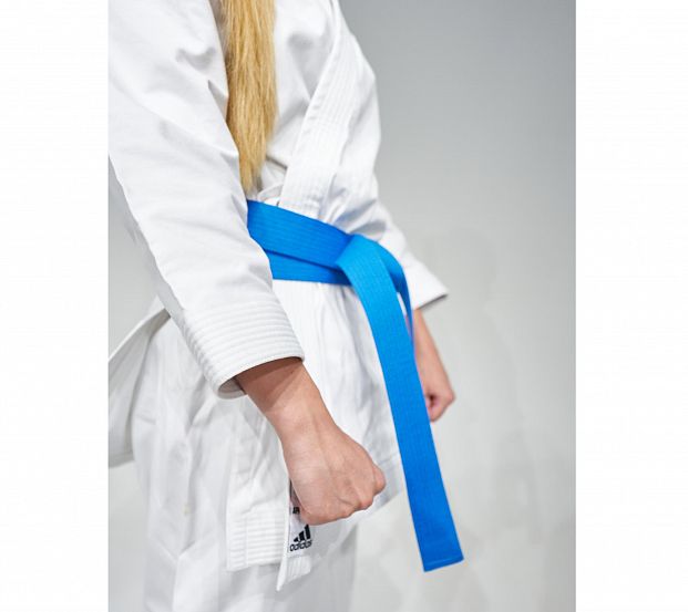 Пояс для карате Adidas Elite WKF Premium adiB242K синий 621_553