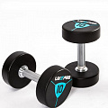 Гантели в уретане 30 кг Live Pro Premium Urethane Dumbbells LP8000-30 120_120